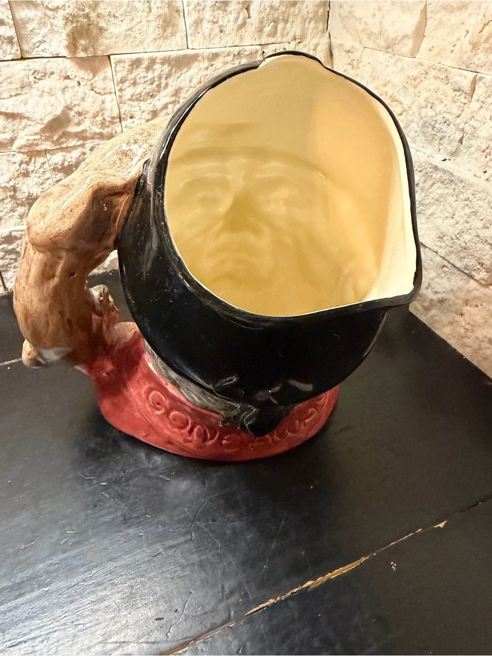Vintage 1959 Royal Doulton  Gone Away Fox Hunter Large 8” Toby Jug D6531 England